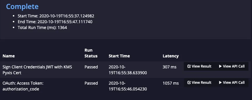 Callback handler passing captured variables to a chosen monitor or workflow, with names auto-capitalized such as ACCESS_TOKEN